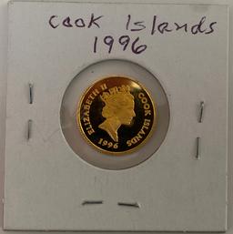 1996  $25 Cook Islands Olympic National Park