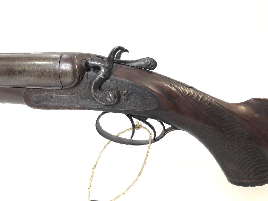 J.P. Clabrough & Bro’s 10ga SidexSide shotgun