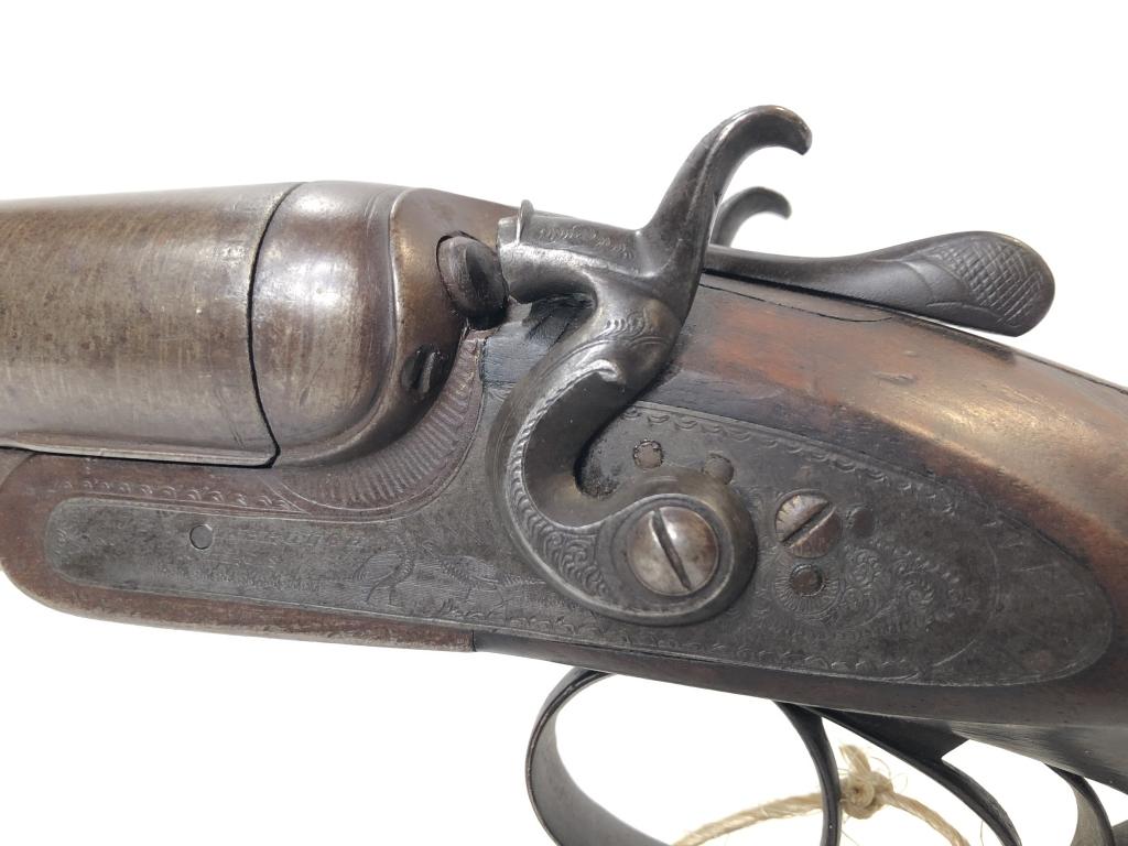 J.P. Clabrough & Bro’s 10ga SidexSide shotgun