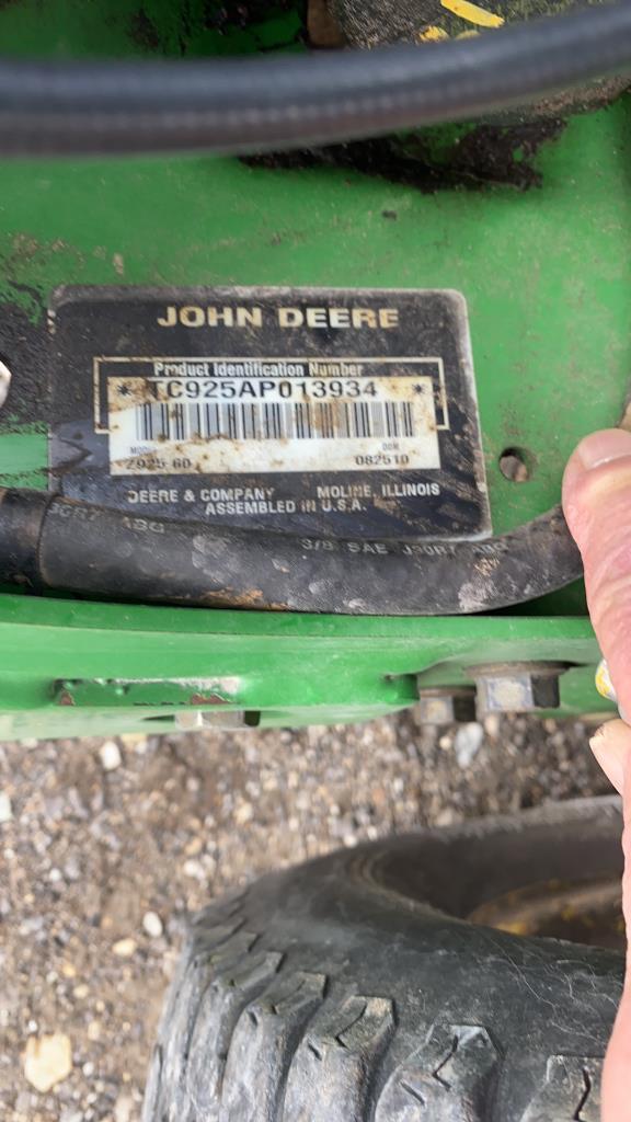 John Deere Z925A 60 In. ZT Mower