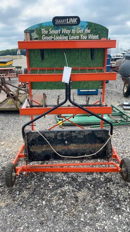 Lawn Aerator w/Storage Stand