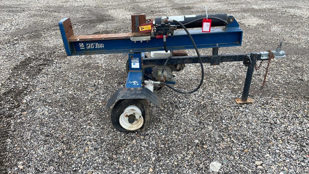 26 Ton log splitter