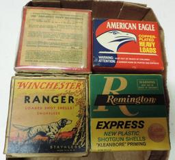 Lot of (4) Vintage 16 Ga Shell Boxes