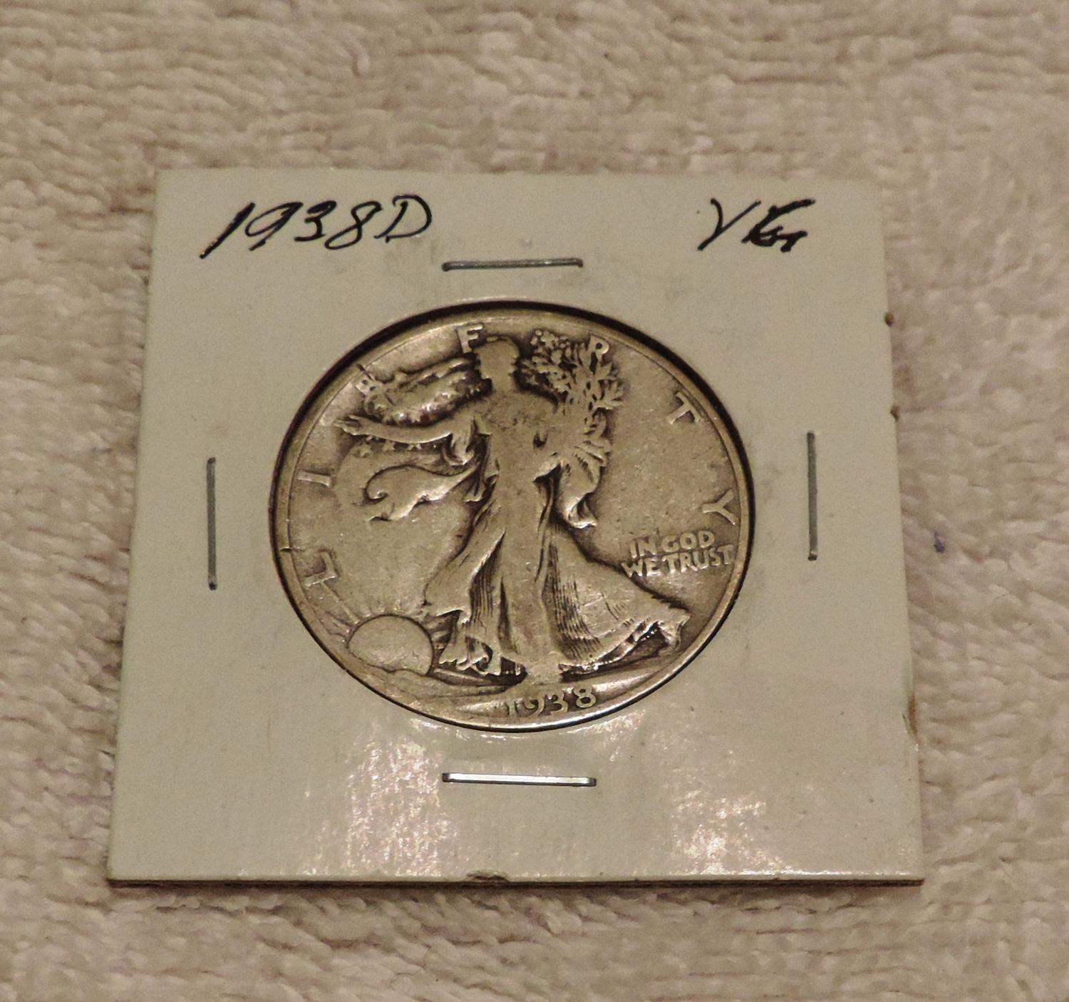 Key Date 1938-D Walking Liberty Half Dollar