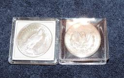 (2) 1oz. Silver Rounds