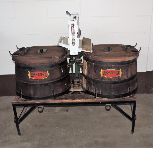 Early 1900's 2 in 1 Wooden Washing Machine