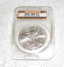 2010 Graded MS-70 American Eagle