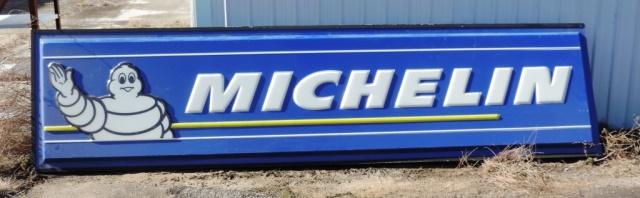 10 Foot Michelin Plastic Sign with Frame