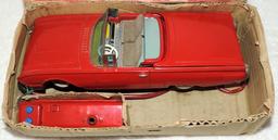 Original Ford Thunderbird Retractable top Tin Car