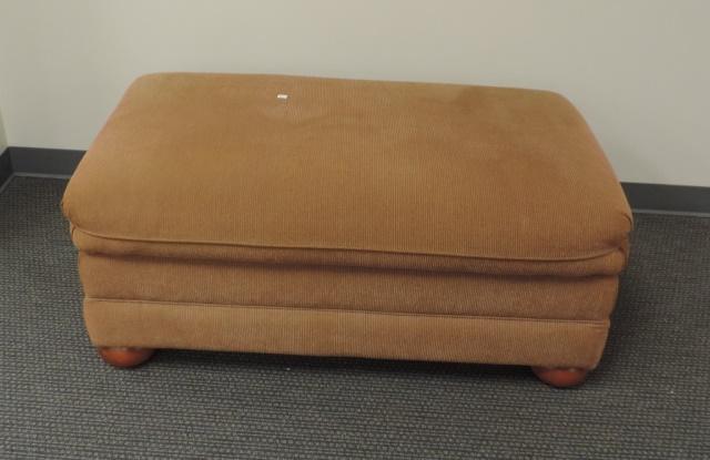 Rust Color Cloth Ottoman By Lazy Boy