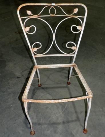 Set Of 4 Vintage Metal Lawn Chairs