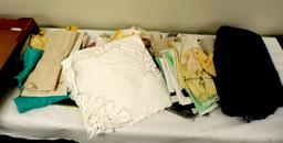 Tray Lot Vintage Linens