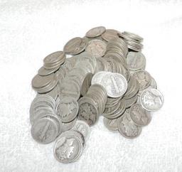 (150) Mercury Dimes