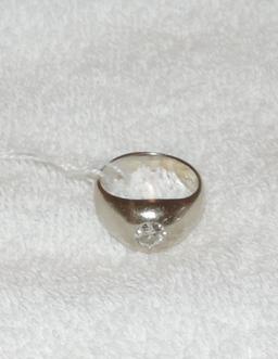 14 K Diamond Solitaire Ring