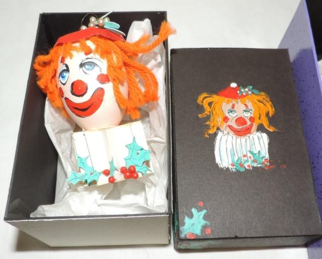 Rare John Brady Christmas Ornaments with Hand Painted Boxes