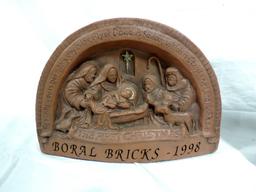 2 Boral Bricks Christmas Theme Collectibles