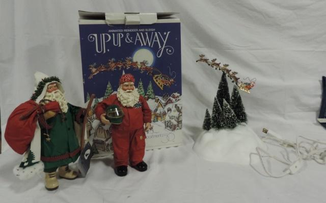 Dept. 56 Animated Reindeer And Sleigh