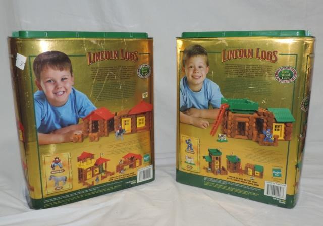 (2) Cartons Of Lincoln Logs Toys