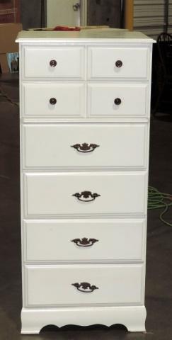 White 6 Drawer Chest