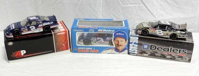 Lot Of Three 1/24 Scale Racing Models In Boxes