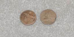 1856 and 1857 Flying Cents