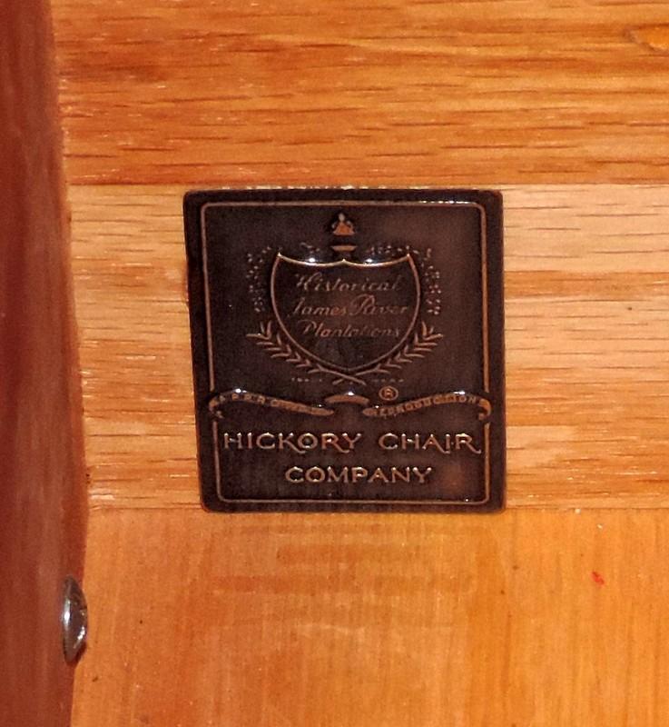 2 Hickory Chair Co. Mahogany End Tables