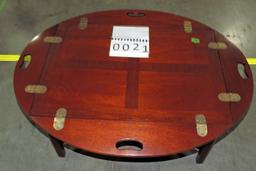 Mahogany Tray Coffee Table