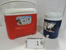 Igloo Cooler And Thermal Water Jug