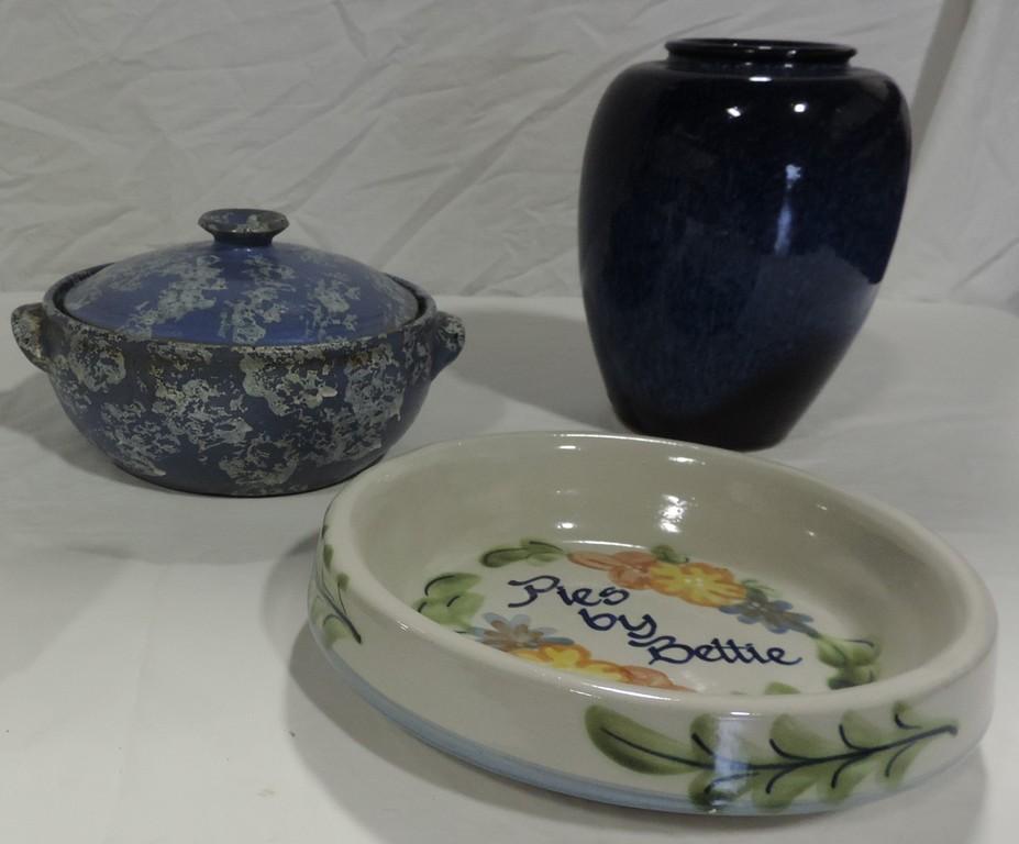 3 Pcs. Pottery Stoneware