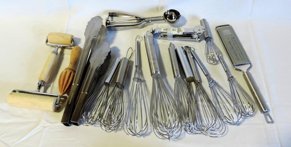 Stainless Whisks, Tongs And More