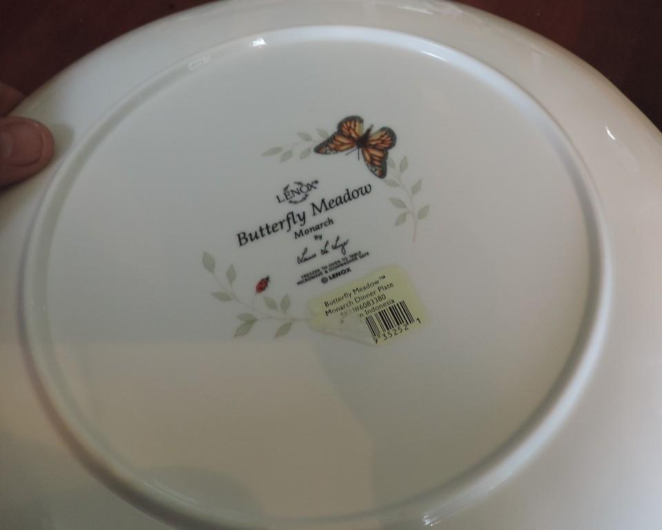 (24) Piece Set of Lenox Butterfly China