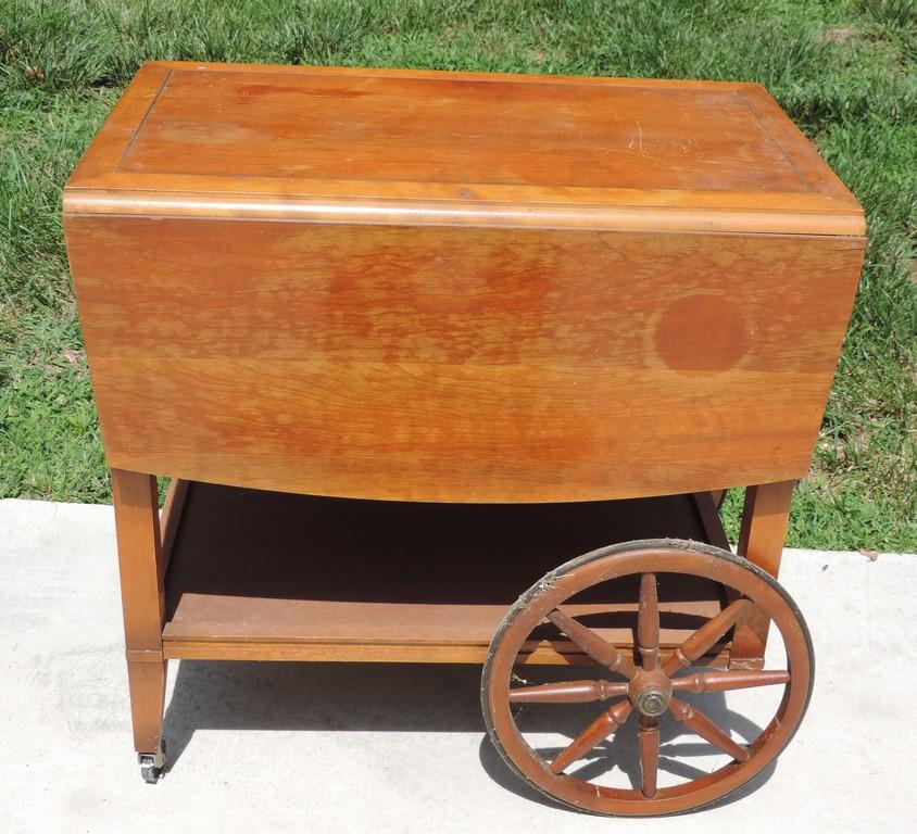 Vintage Maple Tea Cart