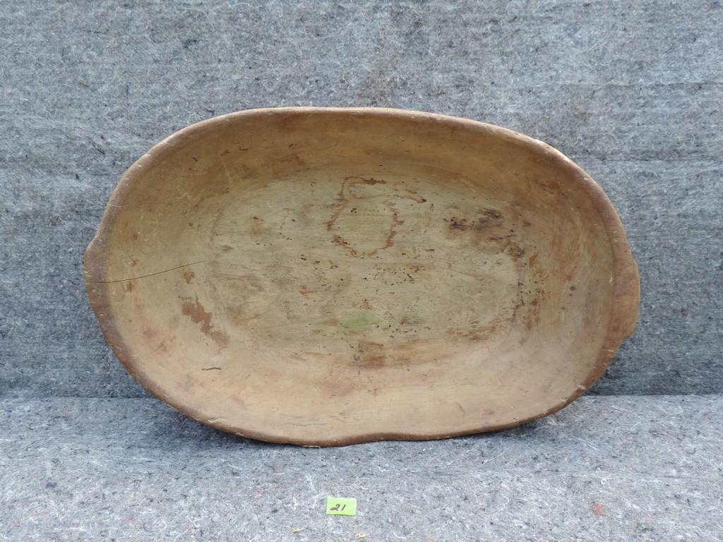 Antique Wooden Dough bowl