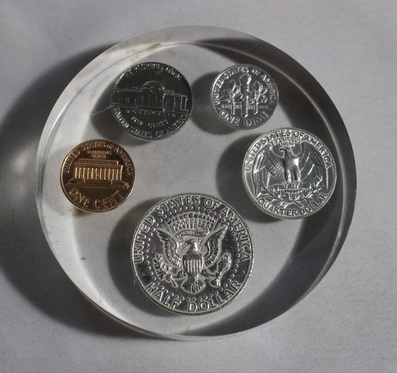 Neat Coin Paperweight