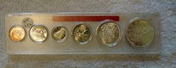1965 Canada Mint Silver 6 Coin Uncirculated Set