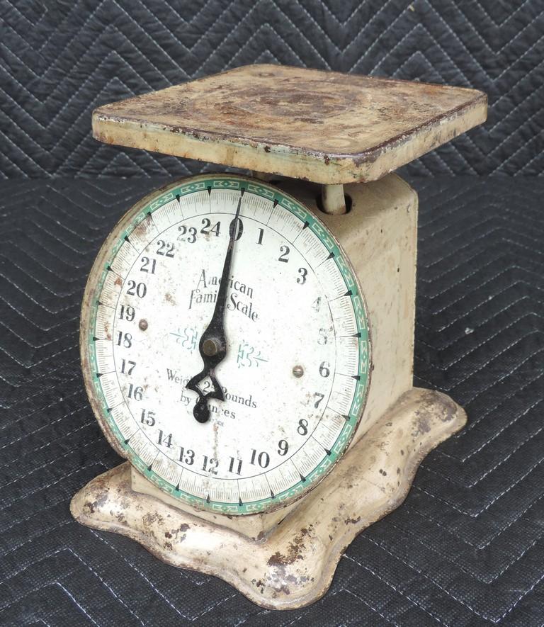 Antique American Family Kitchen Scales