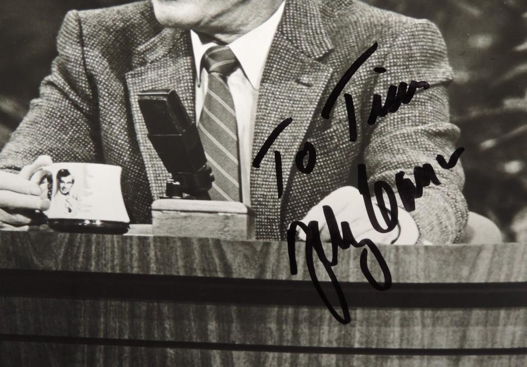 Autographed 8x10 Photo of Johnny Carson