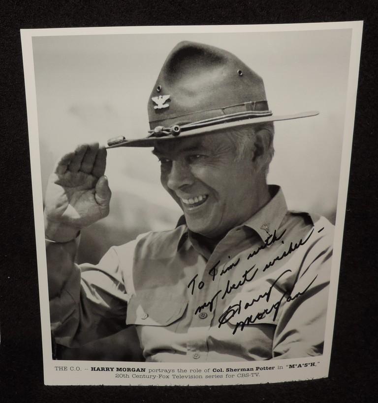 Autographed Harry Morgan 8x10 Photo