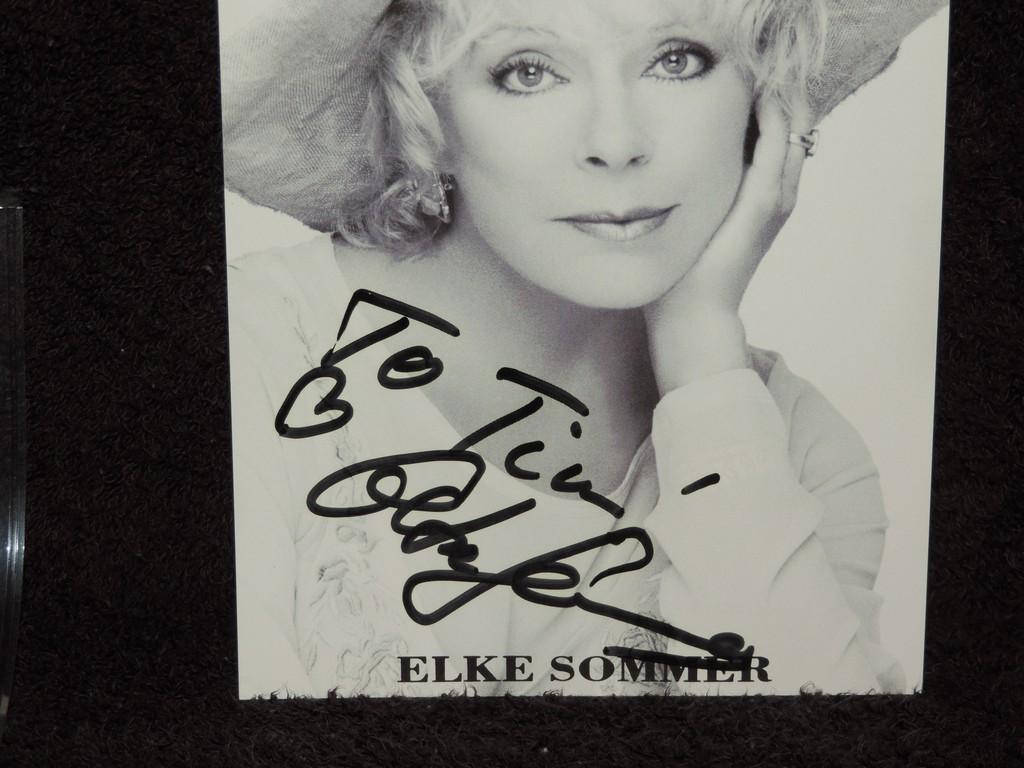 Autographed 4.5x6 Photo of Elke Sommer