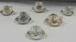 6 Demitasse Cup & Saucers