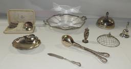 Collection Of Old Silver-plate Serving Ware