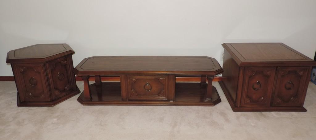 Set of Vintage Living Room Tables