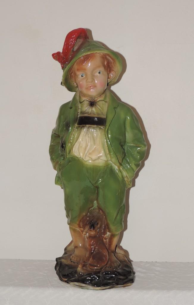 Large Chalk ware German Boy