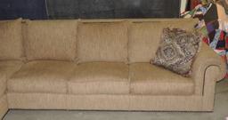 Super Nice Marge Carson 2 Piece Tweed Sectional Sofa