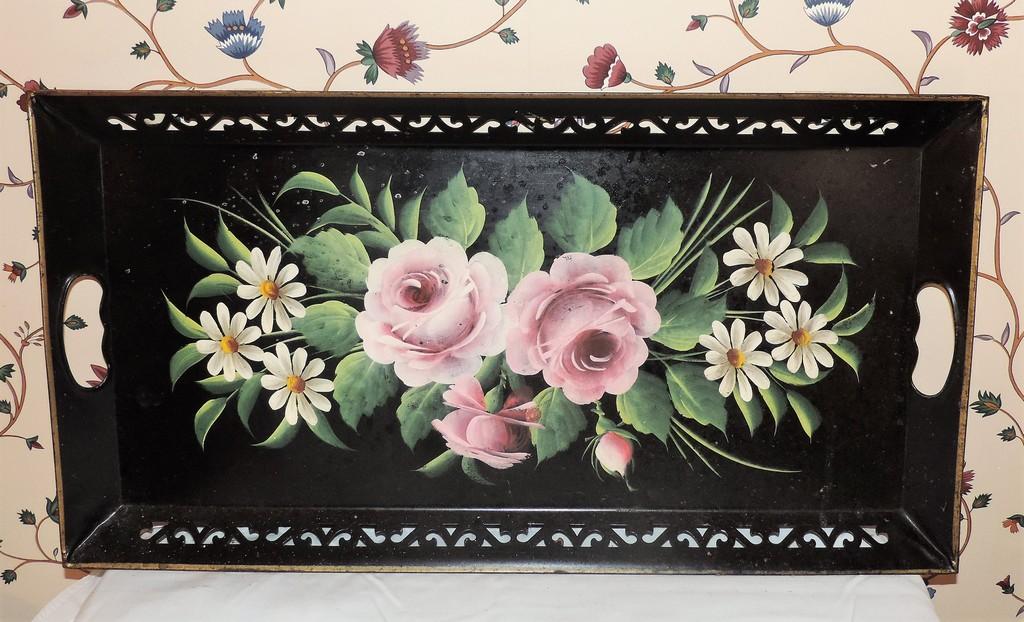 Hand-painted Tole Tray