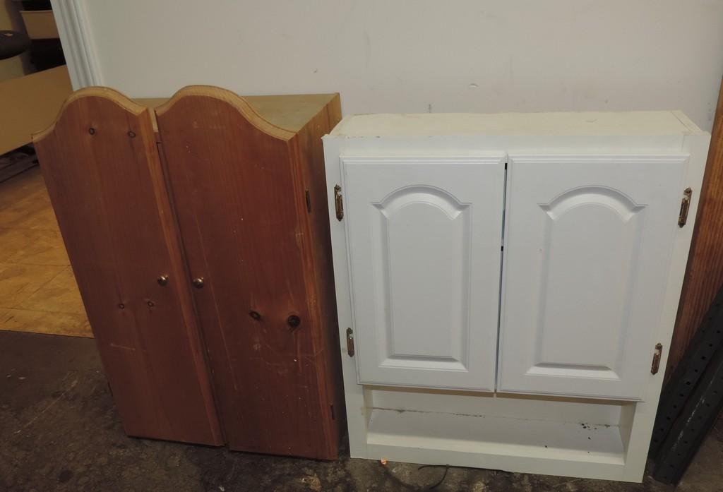 (2) Hanging Cabinets