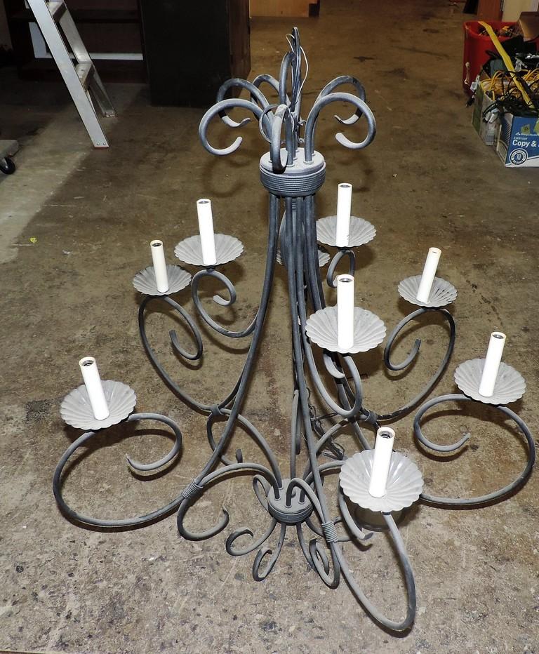 Black Iron Chandelier