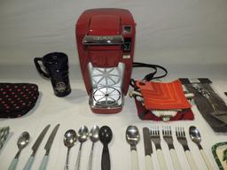 Keurig Coffee Maker & Kitchen Utensils