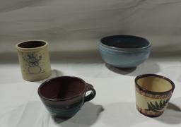 7 Pc Studio Pottery Lot
