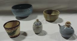 7 Pc Studio Pottery Lot